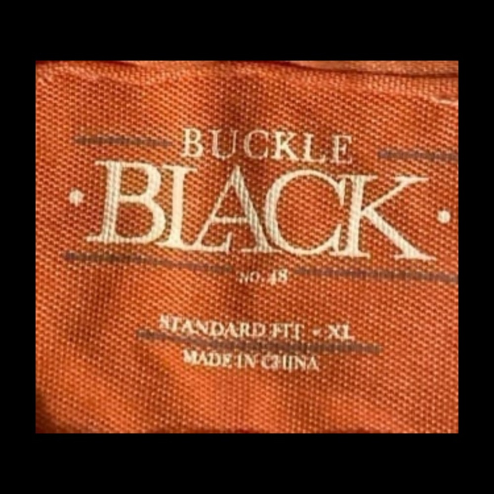 Buckle black long sleeve hoodie shirt - Picture 3 of 4